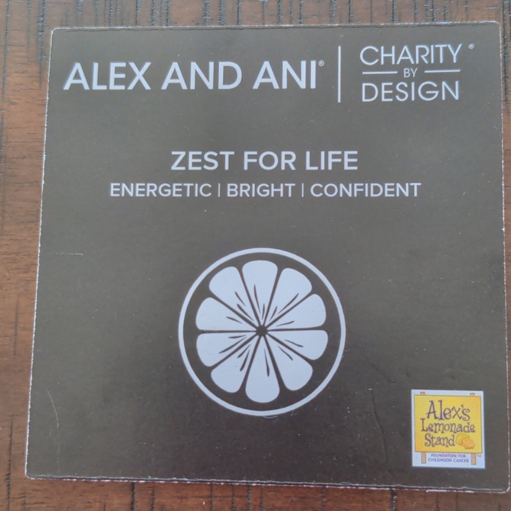 Alex and Ani Lemon Bracelet - Picture 3 of 3